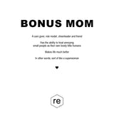 Rebottle, bonus mom statement, white
