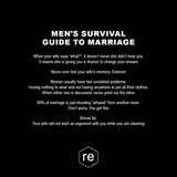 Rebottle, men's guide statement, black