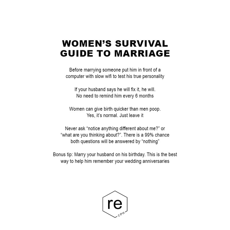 Rebottle, women's guide statement, white