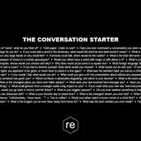Rebottle, conversation statement, black, 500 ml